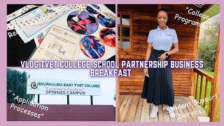 VLOG TVET COLLEGE PROGRAMMES REQUIREMENTS APPLICATION PROCESSES amp STUDENT SUPPORT SERVICES [upl. by Sumer]