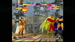 Hevad Khans MvC2 Showdown of Champions7122010 M09 IFC Yipes vs Chris Schmidt Loser Finals [upl. by Annayr4]