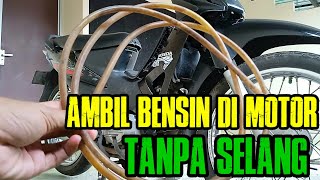 Cara ambil bensin dari motor [upl. by Sabella]