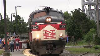 Chasing ExNew Haven Railroad FL9s on Cape Cod  62021 [upl. by Zendah445]