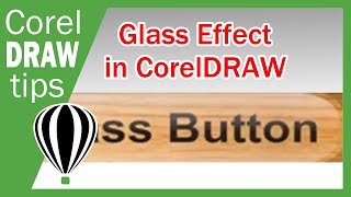 Glass Effect in CorelDraw [upl. by Chloris]