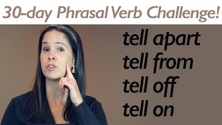 PHRASAL VERB TELL [upl. by Mendez]