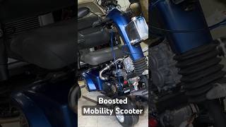 Wood u ride it boost SuperCharged Wheelchair paralyzed fyp explore Kart gokart minibike [upl. by Benedix]