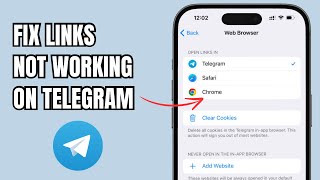 Fix Links Not Working On Telegram  Telegram Links Not Opening  Problem Solved [upl. by Mashe]