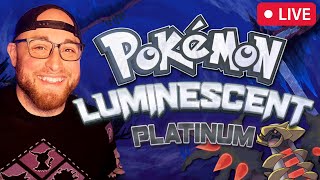 Pokemon Luminescent Platinum First Time Playthrough Pokemon Day 2024 Tomorrow [upl. by Ayenat]