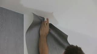 ACM  WALLPAPER APPLICATION WITH NON WOVEN FABRIC BACKING [upl. by Navillus]