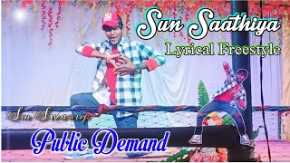 Sun Saathiya  Lyrical Freestyle  Hrudurampur  Sm Swarup sunsaathiya dance performance new [upl. by Karolina]