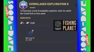 Fishing Planet Everglades Exploration 2 Mission Florida [upl. by Arratahs]