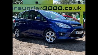 FORD CMAX 16 CMax Zetec TDCI 5dr 2015 • 102000 miles • Diesel • Manual [upl. by Gadmann32]