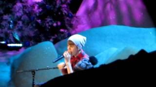 Justin Bieber Fa la la Acapella massey hall 122111 [upl. by Linea758]