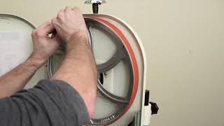 How to Install a Band Saw Tire [upl. by Shamrao]