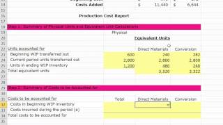 Process Costing FIFO Method Problem 835 and 836 [upl. by Norward]