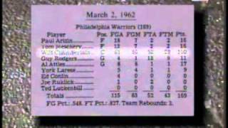 Wilt Chamberlains 100 point game [upl. by Candida951]