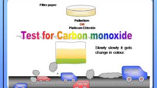 To test the presence of Carbon monoxide and Sulphur dioxide in the atmosphere [upl. by Mauro]