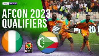 Ivory Coast vs Comoros  AFCON 2023 QUALIFIERS HIGHLIGHTS  03242023  beIN SPORTS USA [upl. by Melan]