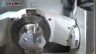 5Axis Vertical Machining Center UNIVERSAL CENTER MU6300V 【OKUMA CORPORATION JAPAN】 [upl. by Eileme]