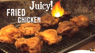 JUICY FRIED CHICKEN How To make fried chicken thighs [upl. by Jenifer]