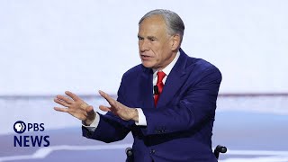 WATCH Gov Greg Abbott speaks at 2024 Republican National Convention  2024 RNC Night 3 [upl. by Ittocs]