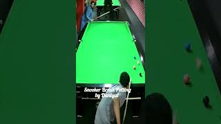 Snooker Break Potting by Daniyal CueTownSnookerClub trending snookerworld viralvideo trend [upl. by Eninnej]