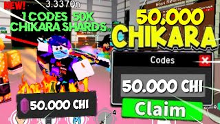 NEW CODES 50000 CHIKARA IN ANIME FIGHTING SIMULATOR  ROBLOX [upl. by Ajit678]