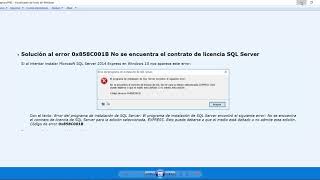 Solución a Error de Idioma y otros Errores de SQL Server Actualización [upl. by Ttehr]