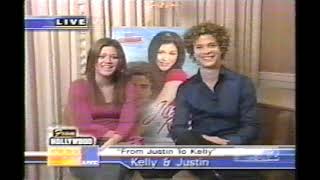 Good Day Live Kelly Clarkson and Justin Guarini [upl. by Aettam329]