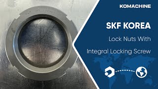 SKF KOREA  Lock Nuts With Integral Locking Screw KMFE19  INV05124 [upl. by Haimirej]