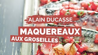 Recette de MAQUEREAUX AUX GROSEILLES par ALAIN DUCASSE [upl. by Maffei720]