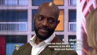 Victoria Derbyshire on the NHS Recruitment Crisis 29 February 2016 [upl. by Britte]