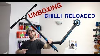 Scootshopcz Unboxing Chilli Reloaded freestyle scooter [upl. by Ahsilyt]