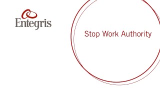 Stop Work Authority [upl. by Nereen]