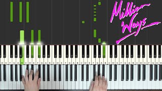 HRVY  Million Ways Piano Tutorial Lesson [upl. by Assirac375]