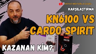 KN6100 VS Cardo Spirit İnterkom Karşılaştırma  Hangisini Alınır  Hayat Motorla Güzel [upl. by Ellezaj]