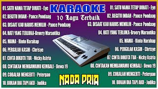 KARAOKE NOSTALGIA FULL ALBUM NADA PRIA  10 LAGU PILIHAN TERBAIK TEMBANG KENANGAN [upl. by Takara]