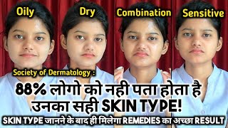 Know Your Skin Type Using Simple Techniques  AnchalShukla [upl. by Deni]