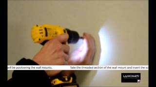 How to fix aluminium standoff  wall mount to wall Acrylic frame [upl. by Wat]