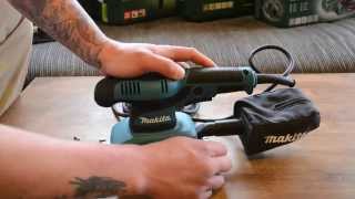 Makita BO3711 Schwingschleifer Unboxing Deutsch [upl. by O'Neill]