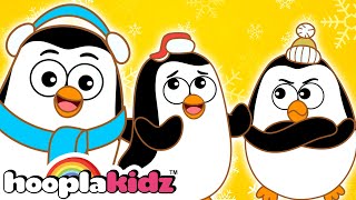 The Dancing Penguin Song  Animal Songs For Kids  HooplaKidz [upl. by Thomey]