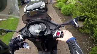 I ride the PIAGGIO MP3  CBR Mike [upl. by Yesllek]