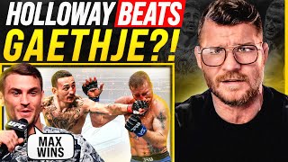 BISPING Max Holloway BEATS Justin Gaethje [upl. by Bramwell90]