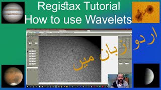 Registax Tutorial  How to use Wavelets [upl. by Petrick]