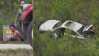 Arrestan a hombre acusado de conducir un auto robado lleno con decenas de convertidores catalíticos [upl. by Bass]