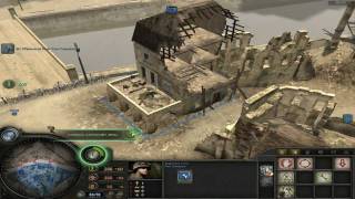 Company of Heroes Carentan Counterattack Setup Defenses [upl. by Rabiah299]