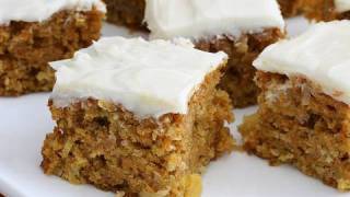 CARROT CAKE  VIDEO RECIPE [upl. by Akina823]