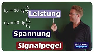 Elektrotechnik Feldgröße Energiegröße und Signalpegel [upl. by Annahaj850]