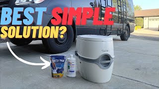 Thetford Porta Potti Review  Simple Odor Free Camper Van Toilet Solution [upl. by Aibar]