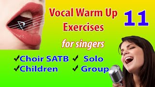 Vocalization 11  Vocal Warm ups  Voice Lesson  Choir Vocalization [upl. by Riplex763]