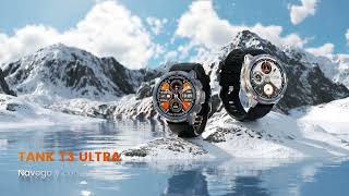 Conquista lo salvaje con precisión Kospet Tank T3 ULTRA SmartWatch que resiste todo [upl. by Bartko]