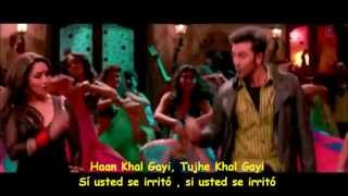 Ghagra Yeh jawani hai deewani Madhuri Dixit  Ranbir Kapoor Sub español amp lyrics [upl. by Noeht935]