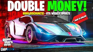 DOUBLE MONEY BIG DISCOUNTS amp LIMITEDTIME CONTENT  GTA ONLINE WEEKLY UPDATE [upl. by Bomke504]